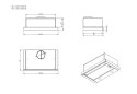 Okap teleskopowy WK7 Light Eco RK60 czarny Okap teleskopowy WK7 Light Eco RK60 czarny