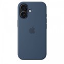 Etui silikonowe z MagSafe do iPhonea 16 - denim Etui silikonowe z MagSafe do iPhonea 16 - denim