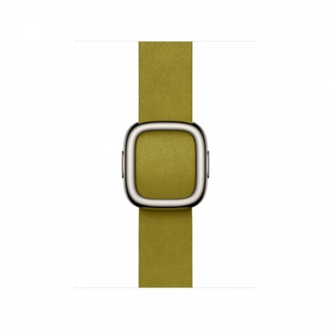 Pasek w kolorze zieleni Chartreuse z klamrą nowoczesną do koperty 42 mm - rozmiar M