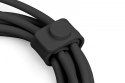 Kabel połączeniowy silikonowy USB-A - Lightning, USB 2.0 12W, certyfikat MFI, 0,5m Czarny