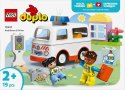 Klocki DUPLO 10447 Karetka z kierowcą Klocki DUPLO 10447 Karetka z kierowcą