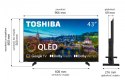 Telewizor QLED 43 cale 43QG5E63DG Telewizor QLED 43 cale 43QG5E63DG