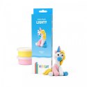 Masa plastyczna Hey Clay Jednorożce 3 pak, Lighty Masa plastyczna Hey Clay Jednorożce 3 pak, Lighty