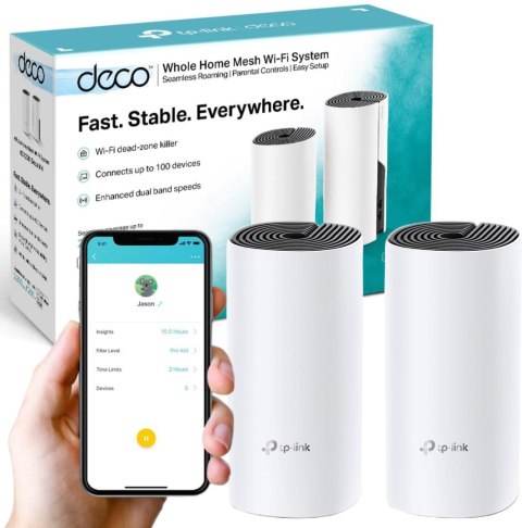 DOMOWY SYSTEM WI-FI MESH TP-LINK DECO M4 (2-pack) DOMOWY SYSTEM WI-FI MESH TP-LINK DECO M4 (2-pack)