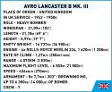 Klocki Avro Lancaster B.III 1595 klocków Klocki Avro Lancaster B.III 1595 klocków