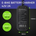 Ładowarka do roweru skutera elektrycznego 36V | 42V | 2A | 5.5*2.5 + wodoodporna + kabel zasilający Ładowarka do roweru skutera elektrycznego 36V | 42V | 2A | 5.5*2.5 + wodoodporna + kabel zasilający