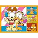 Puzzle 4w1 Garfield kocha lazanie Puzzle 4w1 Garfield kocha lazanie