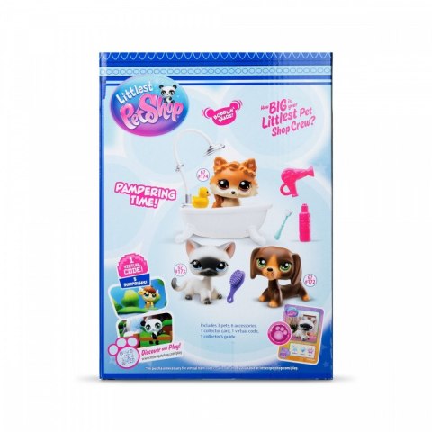 Zestaw Littlest Pet Shop G7 S3 SPA z 3 figurkami Zestaw Littlest Pet Shop G7 S3 SPA z 3 figurkami
