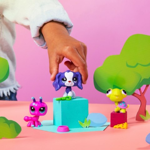 Zestaw figurek Littlest Pet Shop G7 S3 Pet Trios Tuba 3-pak Zestaw figurek Littlest Pet Shop G7 S3 Pet Trios Tuba 3-pak