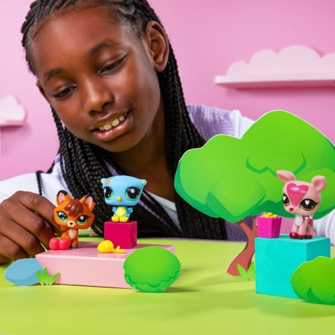 Zestaw figurek Littlest Pet Shop G7 S3 Pet Trios Tuba 3-pak Zestaw figurek Littlest Pet Shop G7 S3 Pet Trios Tuba 3-pak