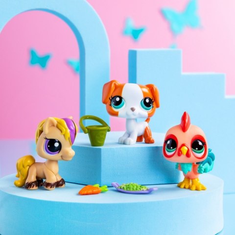 Zestaw figurek Littlest Pet Shop G7 S3 Pet Trios Tuba 3-pak Zestaw figurek Littlest Pet Shop G7 S3 Pet Trios Tuba 3-pak