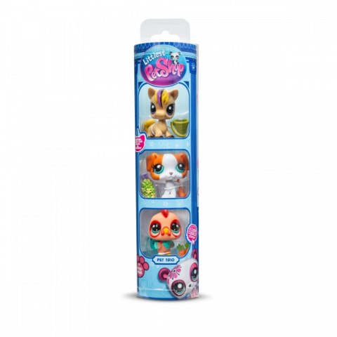 Zestaw figurek Littlest Pet Shop G7 S3 Pet Trios Tuba 3-pak Zestaw figurek Littlest Pet Shop G7 S3 Pet Trios Tuba 3-pak