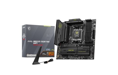 Płyta główna MAG B850M MORTAR WIFI AM5 4DDR5 mATX Płyta główna MAG B850M MORTAR WIFI AM5 4DDR5 mATX