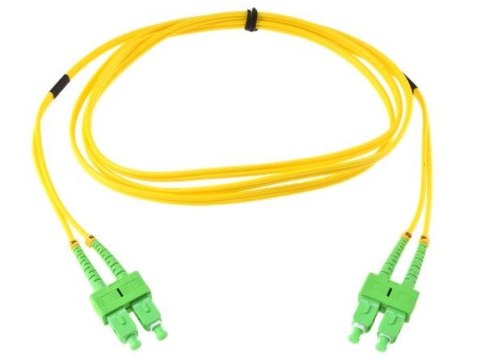 PATCHCORD ŚWIATŁOWODOWY SM 1,5M DUPLEX 9/125, SC/APC-SC/APC PATCHCORD ŚWIATŁOWODOWY SM 1,5M DUPLEX 9/125, SC/APC-SC/APC