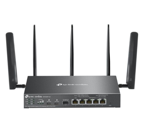 Brama sieciowa gigabitowa Omada 4G+ Cat6 AX3000 VPN with 4-Port PoE+PORT: 1× Gigabit SFP WAN/LAN Port, 1× Gigabit RJ45 WAN Port,