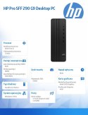 Komputer Pro SFF 290 G9 i5-14400 512GB/8GB/W11P B6ZA4ET