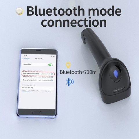Czytnik kodów kreskowych i QR | 1D 2D | USB | Bluetooth Czytnik kodów kreskowych i QR | 1D 2D | USB | Bluetooth