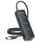 Aktywny hub USB Unitek 4w1 5Gbps z zasilaniem przez USB-C Aktywny hub USB Unitek 4w1 5Gbps z zasilaniem przez USB-C