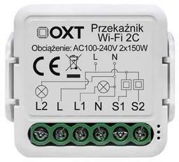 Moduł OXT mini przekaźnik 2 obwody WiFi TUYA Moduł OXT mini przekaźnik 2 obwody WiFi TUYA