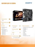 Płyta główna H610M S2H V3 DDR4 s1700 2DDR4 DP/HDMI M.2 mATX Płyta główna H610M S2H V3 DDR4 s1700 2DDR4 DP/HDMI M.2 mATX