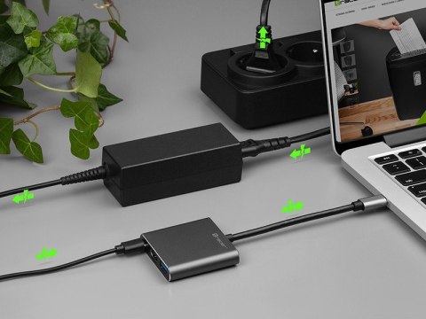 Adapter A-1 USB-C HDMI 4k, USB 3.0, PDW 100W Adapter A-1 USB-C HDMI 4k, USB 3.0, PDW 100W