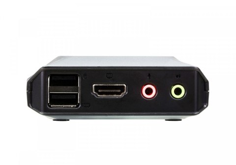 Przełącznik KVM z 2 portami USB 4K HDMI ze zdalnym selektorem portów Przełącznik KVM z 2 portami USB 4K HDMI ze zdalnym selektorem portów