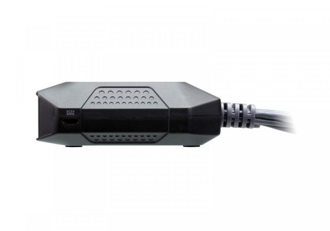 Przełącznik KVM z 2 portami USB 4K HDMI ze zdalnym selektorem portów Przełącznik KVM z 2 portami USB 4K HDMI ze zdalnym selektorem portów