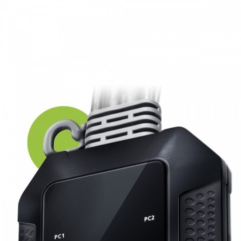 Przełącznik KVM z 2 portami USB 4K HDMI ze zdalnym selektorem portów Przełącznik KVM z 2 portami USB 4K HDMI ze zdalnym selektorem portów