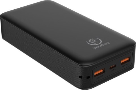 Powerbank P20 LCDPD LAMP 20 000mAh, zintegrowana lampa LED z funkcją latarki Powerbank P20 LCDPD LAMP 20 000mAh, zintegrowana lampa LED z funkcją latarki