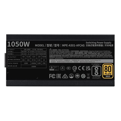 Zasilacz MWE Gold 1050 V2 ATX3.1 Zasilacz MWE Gold 1050 V2 ATX3.1