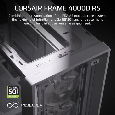 Obudowa FRAME 4000D RS White Mid Tower ATX Obudowa FRAME 4000D RS White Mid Tower ATX