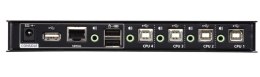Przełącznik 4 portowy USB KM Switch CS724KM-AT