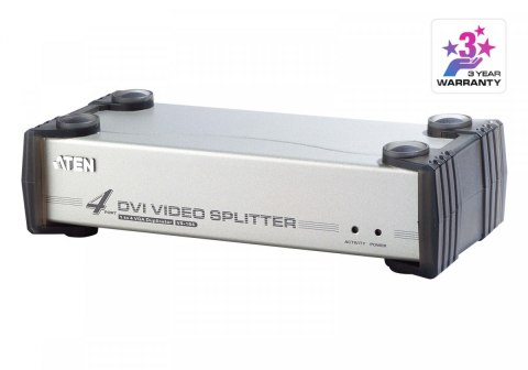 Rozdzielacz wideo 4 porty DVI/Audio Splitter Rozdzielacz wideo 4 porty DVI/Audio Splitter