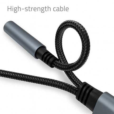 Adapter USB-C 2w1 | USB-C | Jack 3.5mm | PD 15W | 10cm Adapter USB-C 2w1 | USB-C | Jack 3.5mm | PD 15W | 10cm
