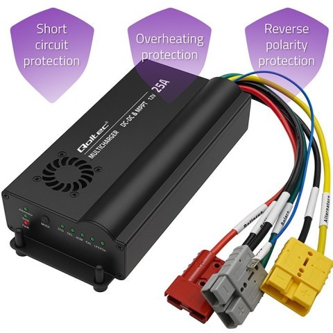 Automatyczna Ładowarka DC-DC 12V z regulatorem MPPT | 25A | LiFePO4 AGM GEL STD Automatyczna Ładowarka DC-DC 12V z regulatorem MPPT | 25A | LiFePO4 AGM GEL STD