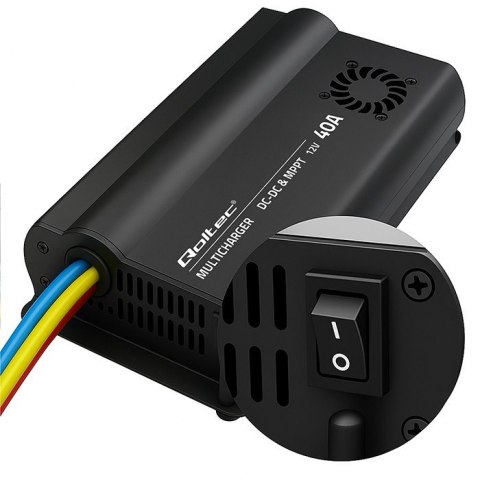 Automatyczna Ładowarka DC-DC 12V z regulatorem MPPT | 40A | LiFePO4 AGM GEL STD Automatyczna Ładowarka DC-DC 12V z regulatorem MPPT | 40A | LiFePO4 AGM GEL STD
