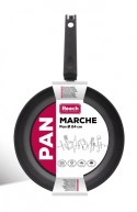 Patelnia aluminiowa z powłoką non-stick LP1002 MARCHE 24cm czarna