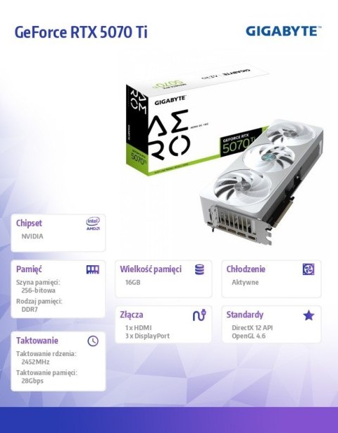 Karta graficzna GeForce RTX 5070 Ti Karta graficzna GeForce RTX 5070 Ti