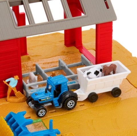 Matchbox Zestaw Farma zwierzęta traktor dźwięk Matchbox Zestaw Farma zwierzęta traktor dźwięk