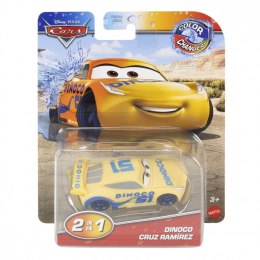 Pojazd Cars zmieniający kolor, Dinoco