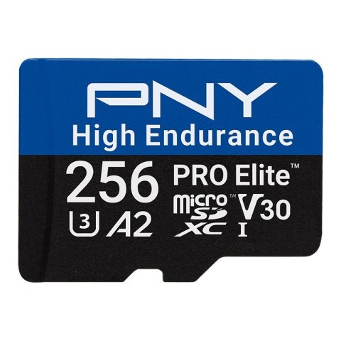 Karta pamięci microSD PRO Elite High Endurance 256G P-SDU256V32100PHE-GE Karta pamięci microSD PRO Elite High Endurance 256G P-SDU256V32100PHE-GE