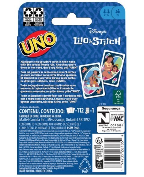 Gra UNO Lilo i Stitch Gra UNO Lilo i Stitch