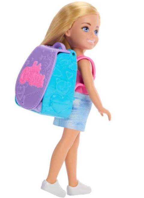 Lalka Barbie Chelsea Plecak z kotkiem Lalka Barbie Chelsea Plecak z kotkiem