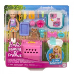 Lalka Barbie Chelsea transporter dla pieska