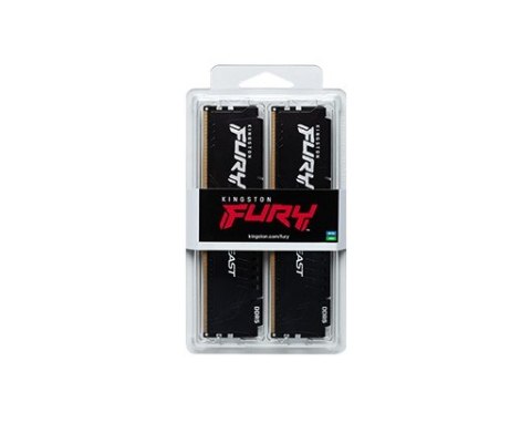 Pamięć DDR5 Fury Beast 128GB(2*64GB)/5600 CL36 czarna Pamięć DDR5 Fury Beast 128GB(2*64GB)/5600 CL36 czarna