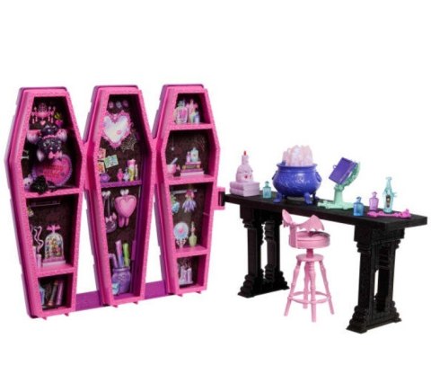 Zestaw akcesoriów Monster High Sekretny pokój eliksirów Draculaury Zestaw akcesoriów Monster High Sekretny pokój eliksirów Draculaury