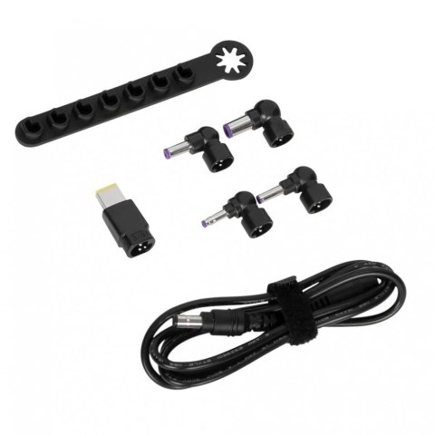 Zestaw akcesoriów Legacy Power 90 W (kabel DC do końcówki + 5 końcówek + drążek do przechowywania) - 1,8 m