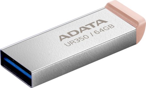 Adata Pendrive UR350 64GB USB3.2 Gen2 Metal brązowy Adata Pendrive UR350 64GB USB3.2 Gen2 Metal brązowy