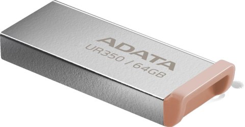 Adata Pendrive UR350 64GB USB3.2 Gen2 Metal brązowy Adata Pendrive UR350 64GB USB3.2 Gen2 Metal brązowy
