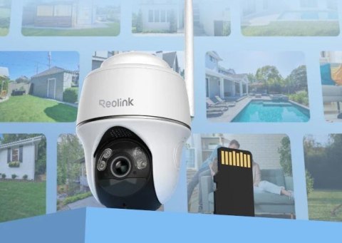 Kamera IP Reolink Argus Series B430 akumulatorowa 5MP WiFi USB-C biała Kamera IP Reolink Argus Series B430 akumulatorowa 5MP WiFi USB-C biała